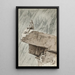 Un homme assis sur un promontorio roccioso, in background una pendenza di montagna - Martinus Rørbye | Reproduction — quadro incorniciato alla parete