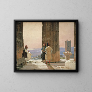 Martinus Rrbye - The View from the Temple of Athena on the Acropolis.webp