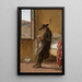 Junges Geistlicher lesend - Martinus Rørbye — gerahmtes Bild an der Wand