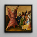 Martyrdom of Saint Andrew - Stefan Lochner — framed artwork on a wall