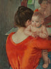 Baby Charles schaut über die Schulter seiner Mutter - Mary Cassatt — Ansicht des Kunstwerks