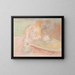 Mutter, die Sara die Haare kämmt Nr. 2 - Mary Cassatt — gerahmtes Bild an der Wand