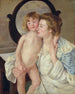 Madre e bambino Lo specchio ovale - Mary Cassatt — vista dell’opera