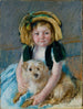Sara con il suo cane - Mary Cassatt — vista dell’opera