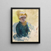 Autoritratto - Mary Cassatt — quadro incorniciato alla parete