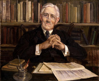 Mary Elizabeth Tripe - Portrait painting of Sir Truby King CMG.webp