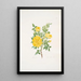 Rosa lutea - Mary Lawrance — quadro incorniciato alla parete