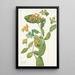 Fleur de Chèvrefeuille di Douglas Lonicera glaucescens - Mary Vaux Walcott — quadro incorniciato alla parete