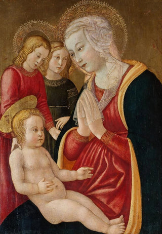 Master Of The Castello Nativity - Madonna and Child.webp