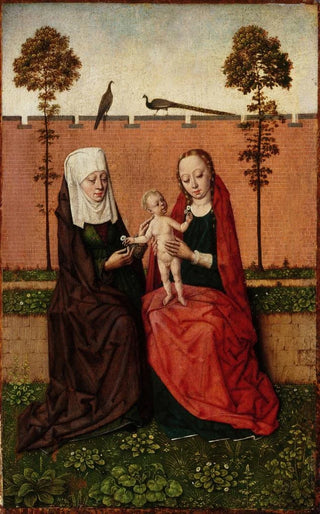 Master Of The Tiburtine Sibyl - Madonna and Child and Saint Anne.webp