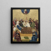 Morte della Vergine - Maestro di Heiligenkreuz — quadro incorniciato alla parete