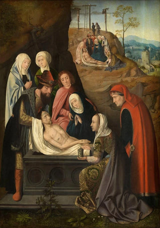 Master of Hoogstraeten - Entombment and the Lamentaion over the dead Christ.webp