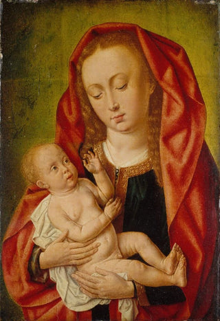 Master of Saint Giles - Virgin and Child with a Dragonfly.webp