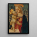 La Vierge à l'Enfant - Maître de San Miniato — quadro incorniciato alla parete