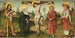 Die Kreuzigung mit Johannes dem Täufer und Hieronymus - Meister der Breidenbacher Epitaph — Ansicht des Kunstwerks