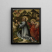 L'agonie dans le jardin - Meister des Altar Friedrich — gerahmtes Bild an der Wand