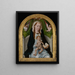 Madone - Meister der Legende der Heiligen Ursula — gerahmtes Bild an der Wand