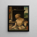 San Girolamo in penitenza - Maestro dell'Adorazione di Lilla — quadro incorniciato alla parete