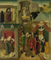 Sainte Élisabeth de Hongrie beim Pflegen der Kranken in Marburg Tod der heiligen Elisabeth - Meister der Sainte-Élisabeth-Tafeln — Ansicht des Kunstwerks