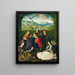 Vergine del Giardino delle Rose - Maestro della Leggenda di Santa Lucia — quadro incorniciato alla parete