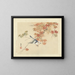 di Sturnello dalle guance castagna - Matsumura Keibun | Reproduction — quadro incorniciato alla parete