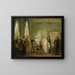 Ein nicht identifiziertes historisches Thema - Mattheus Ignatius van Bree — gerahmtes Bild an der Wand