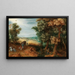 Paesaggio boscoso con un'imboscata - Mattheus Molanus — quadro incorniciato alla parete