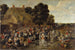 Hochzeit im Dorf und Festmahl im Freien - Mattheus van Helmont — Ansicht des Kunstwerks