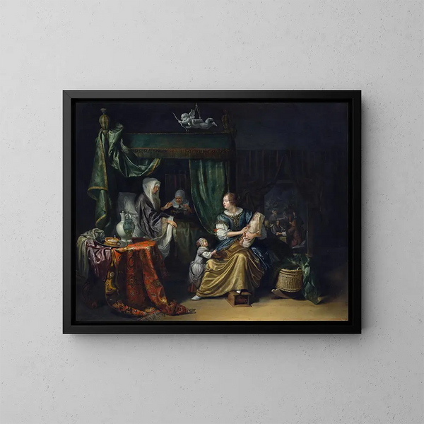 Il Neonato - Matthijs Naiveu — quadro incorniciato alla parete