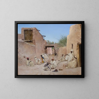 Maurice Bompard - A Street In The Oasis Of Chetma.webp