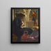 Intimität oder Näherin am Fenster - Maurice Denis — gerahmtes Bild an der Wand