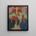 Il Cristo arancione - Maurice Denis — quadro incorniciato alla parete