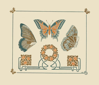 Maurice Pillard Verneuil - Abstract design based on butterflies and leaves.webp