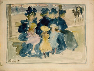 Le long du boulevard - Maurice Prendergast — Ansicht des Kunstwerks