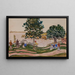 Strada tortuosa in New England - Maurice Prendergast — quadro incorniciato alla parete