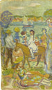 Groupe de figures avec âne - Maurice Prendergast — vista dell’opera