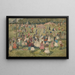 Tag im Mai im Central Park - Maurice Prendergast — gerahmtes Bild an der Wand
