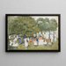 Fußgänger in einem Park - Maurice Prendergast — gerahmtes Bild an der Wand