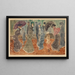 Giorno di pioggia a Boston - Maurice Prendergast — quadro incorniciato alla parete