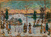 Schneefall im April - Maurice Prendergast — Ansicht des Kunstwerks
