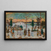 Schneefall im April - Maurice Prendergast — gerahmtes Bild an der Wand