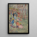 Balançoires am Revere-Strand - Maurice Prendergast — gerahmtes Bild an der Wand