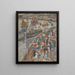 Le Quai Venise - Maurice Prendergast — framed artwork on a wall