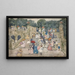 The Central Park Terrace Bridge - Maurice Prendergast — framed artwork on a wall