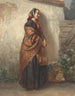 Donna in piedi con una chitarra - Maurits Leon — vista dell’opera
