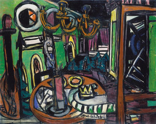 Hinter den Kulissen - Max Beckmann — Ansicht des Kunstwerks