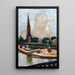 Rive du Main et église - Max Beckmann — framed artwork on a wall