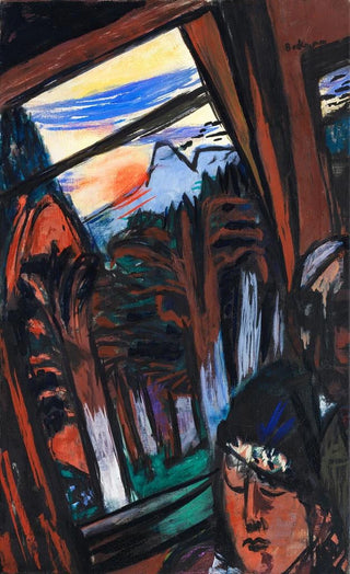 Max Beckmann - Drahtseilbahn in BadenBaden Bergbahn in Colorado.webp