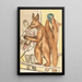 Ours dressés - Max Beckmann — quadro incorniciato alla parete