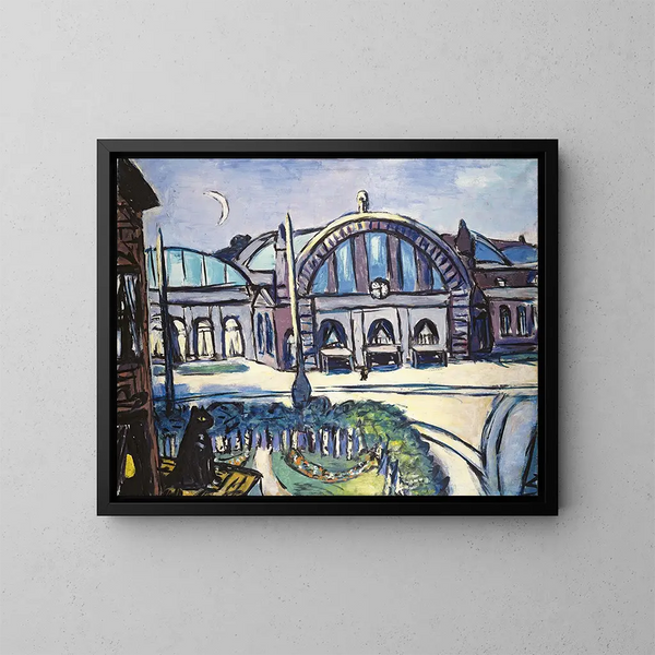 Riproduzione del dipinto Gare di Francoforte sul Meno - Max Beckmann